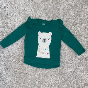 Gently worn Jumping Beans fleece shirt size 2T